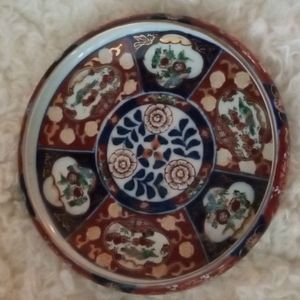 Gold amari Japanese candy dish